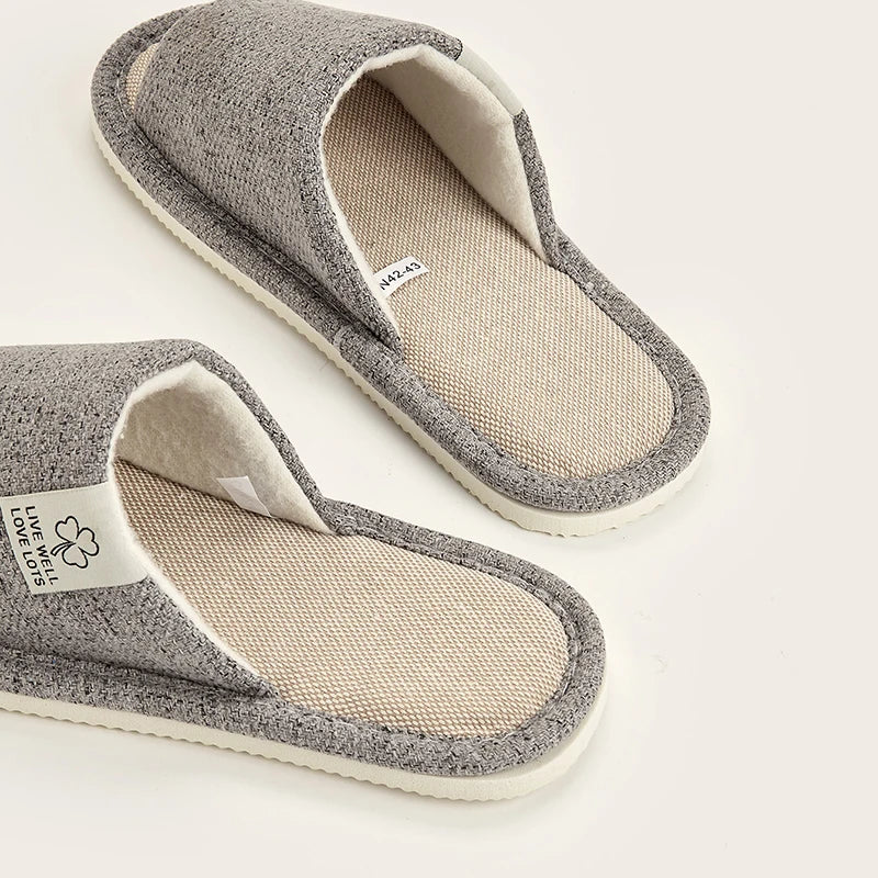 Home Linen Slippers For Men Comfortable
