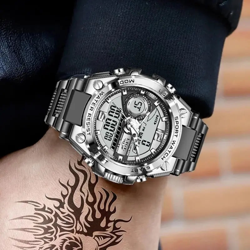 Military Watch Digital 50m Waterproof LED