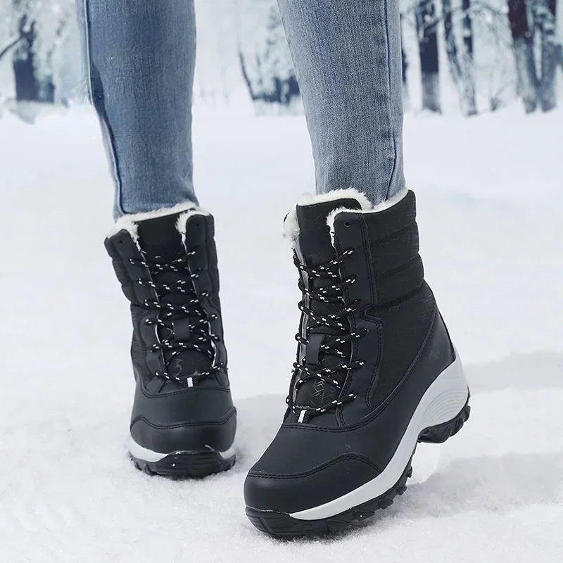 Snow Warm Boots Women Platform Non-slip
