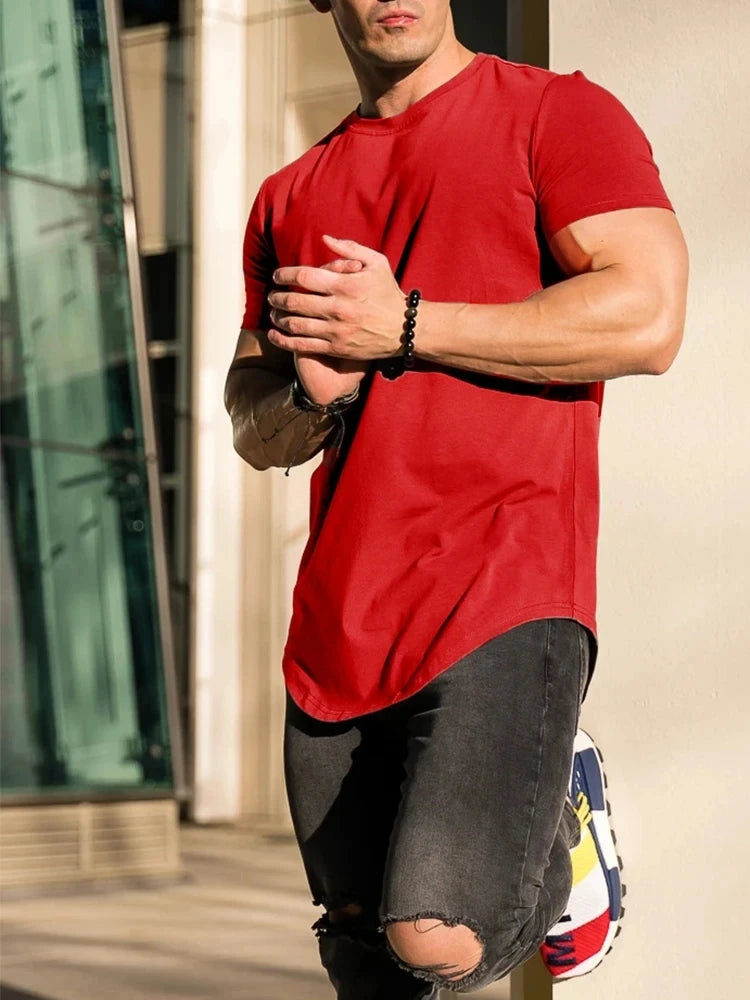 Fitness T-Shirt Men's Short Sleeve