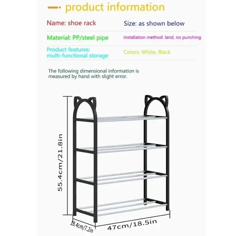 4 Layer Simple Shoe Rack Storage