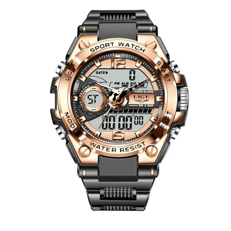 Military Watch Digital 50m Waterproof LED