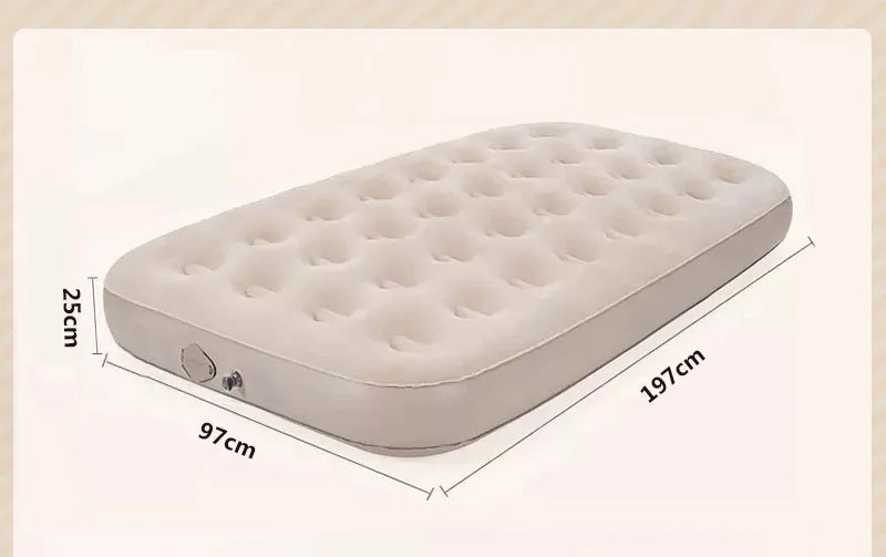 Air Mattress PVC Inflatable Built-in Pump Thicken Material