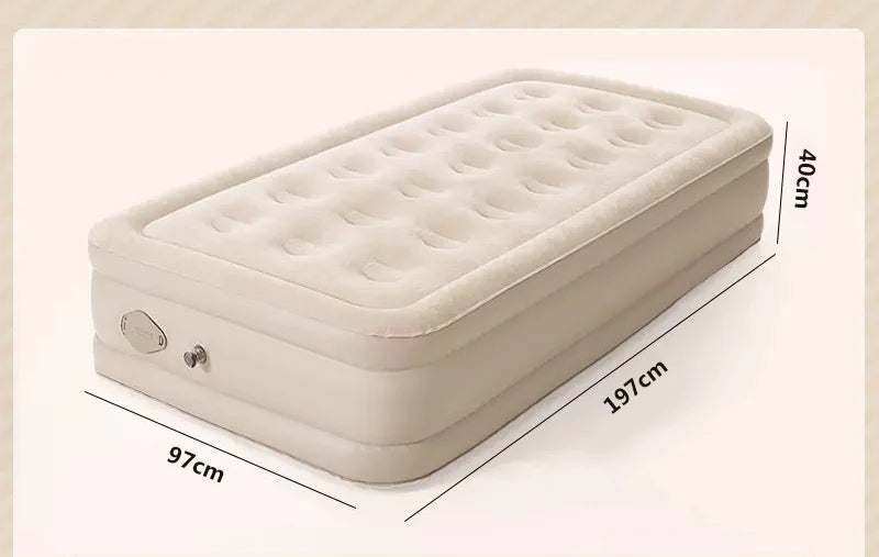 Air Mattress PVC Inflatable Built-in Pump Thicken Material