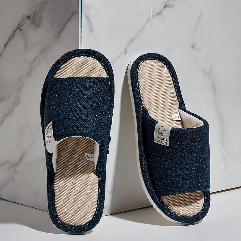 Home Linen Slippers For Men Comfortable