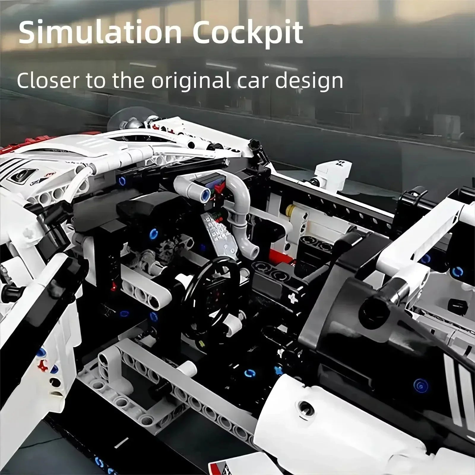 Sport Car New Model Block Building 1580 Pieces