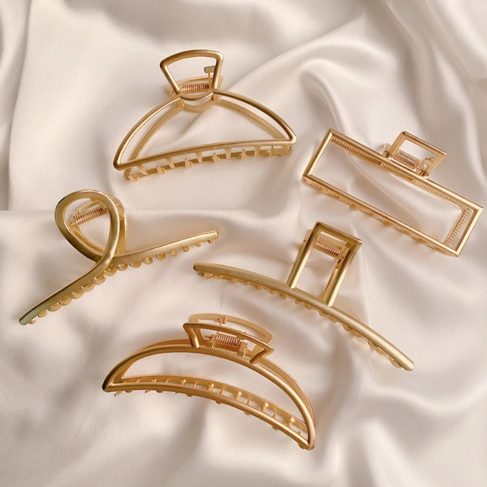 Gold Color Metal Hair Clip