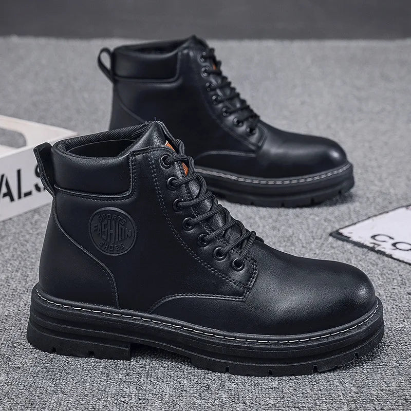 Winter Fur Ankel Boots Warm Waterproof Platform