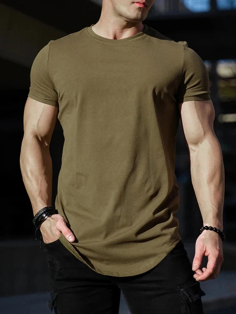 Fitness T-Shirt Men's Short Sleeve