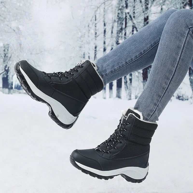 Snow Warm Boots Women Platform Non-slip