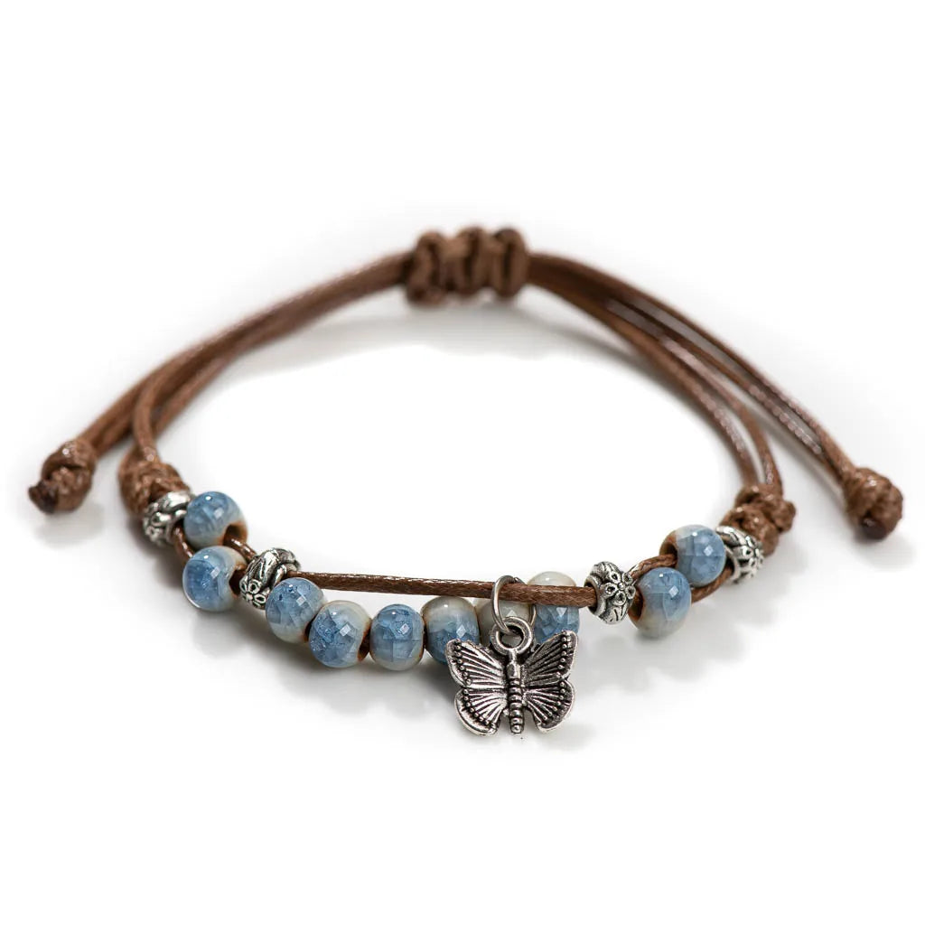 Handmade Butterfly Ice Adjustable Bracelet
