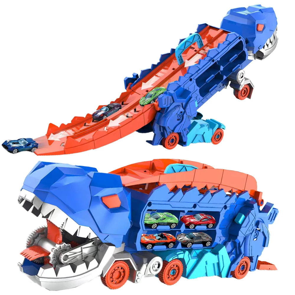 Folding Dinosaur Transporter Car