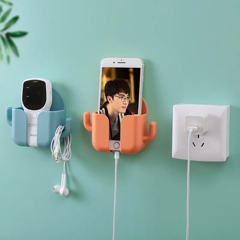 Phone Holder Wall - Remote Control Organizer Storage Box - 1 piece