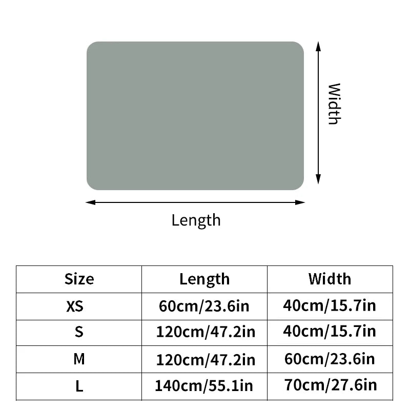 Nordic Leather Table Mat Dining Table Waterproof