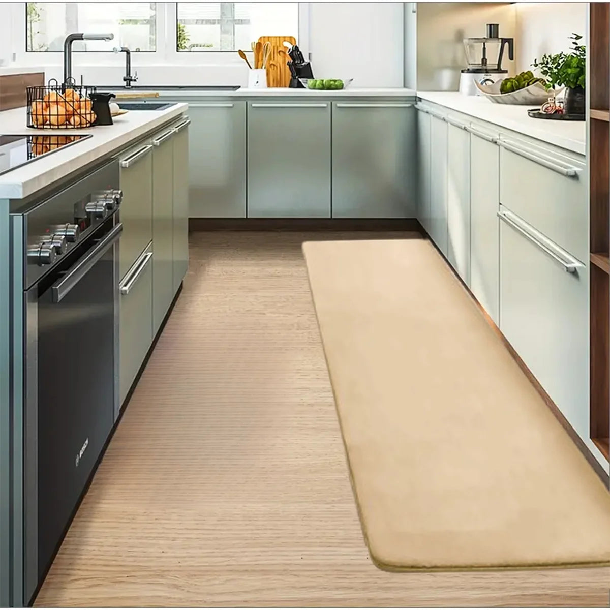 Thickened Kitchen Floor Mats Absorbent and Non-slip