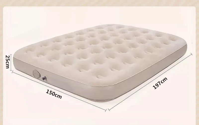 Air Mattress PVC Inflatable Built-in Pump Thicken Material
