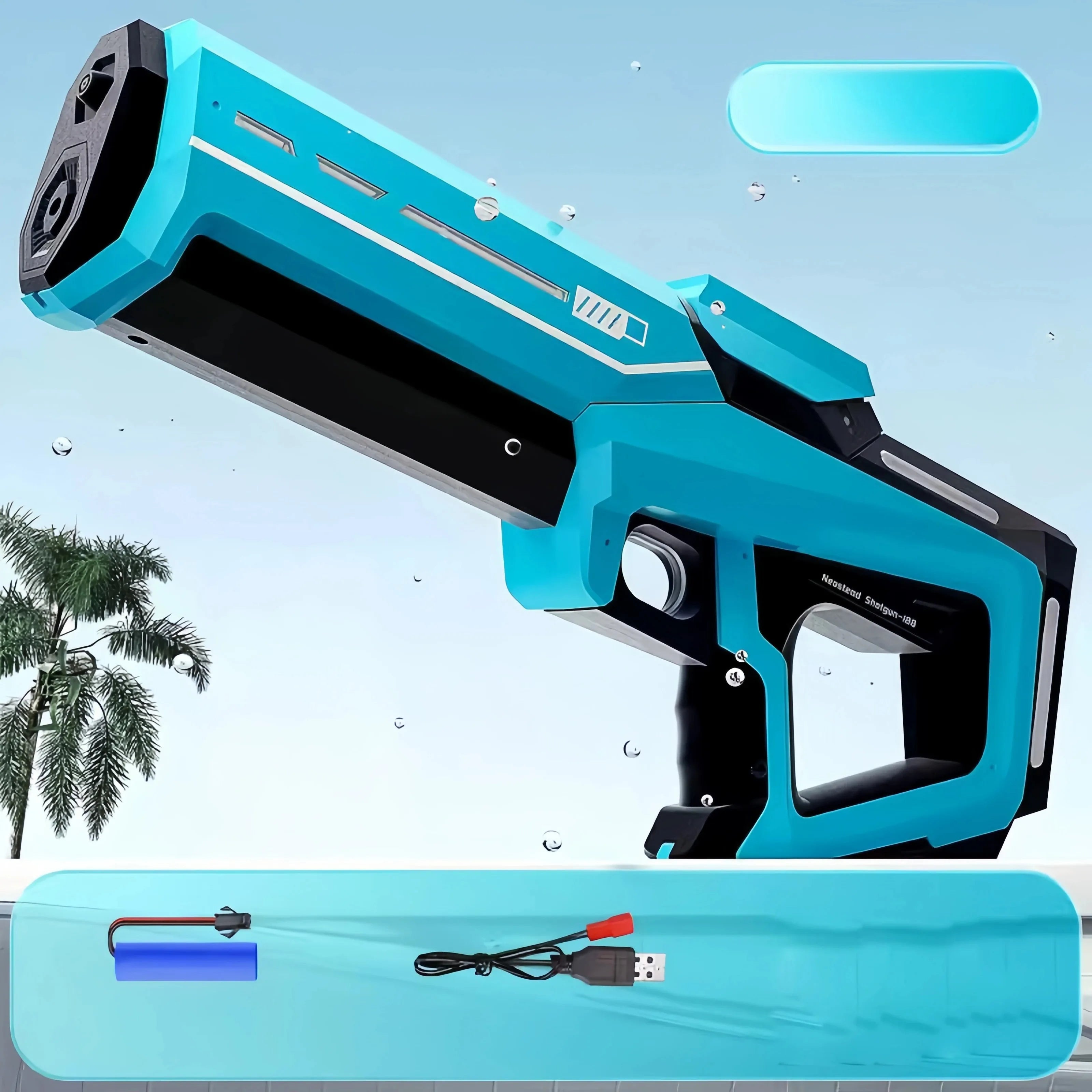 Electric Water Guns Powerful Squirt Automatic Water Suction Water Blasters