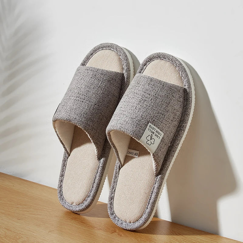 Home Linen Slippers For Men Comfortable