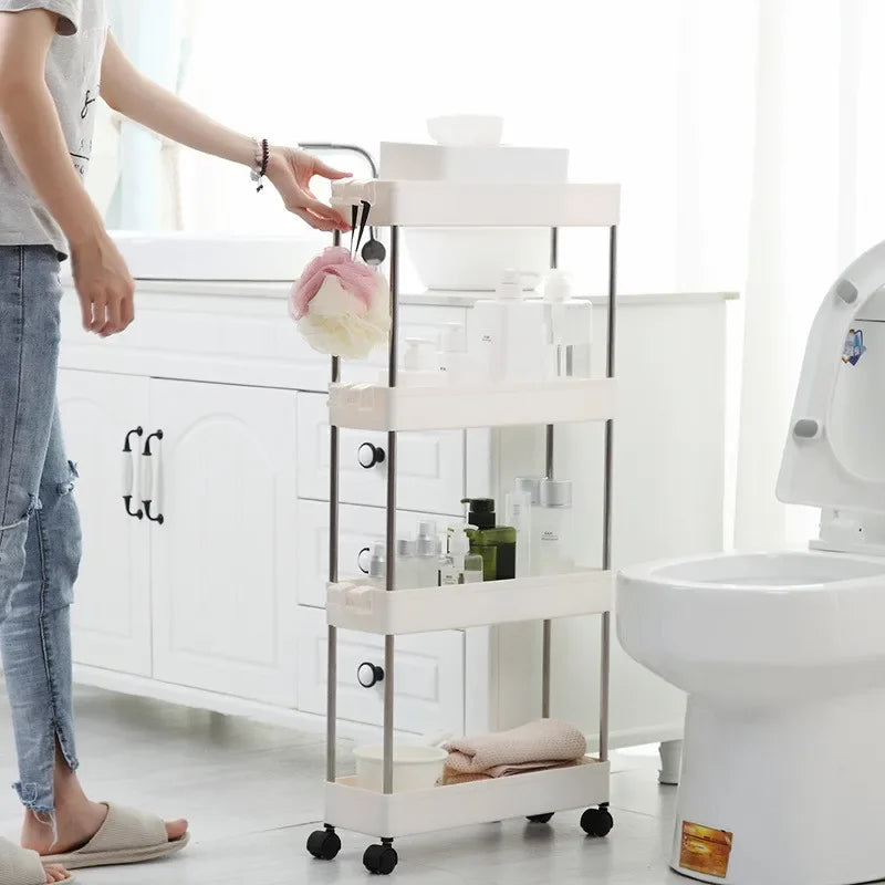 Bathroom Cabinet Organizer Storage Rack