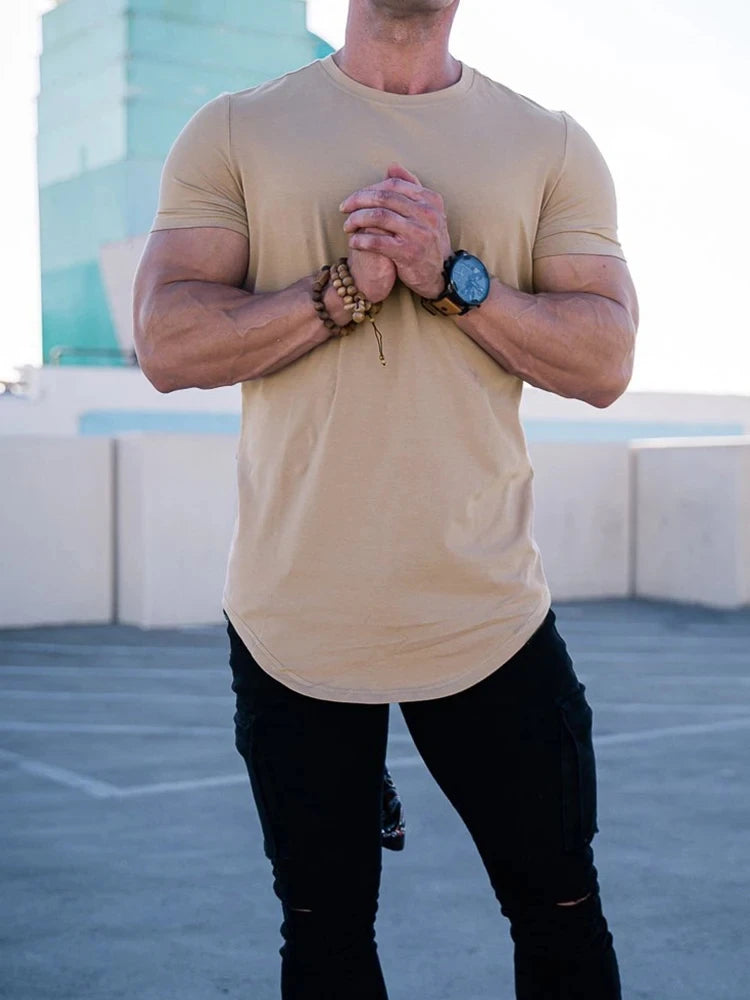 Fitness T-Shirt Men's Short Sleeve