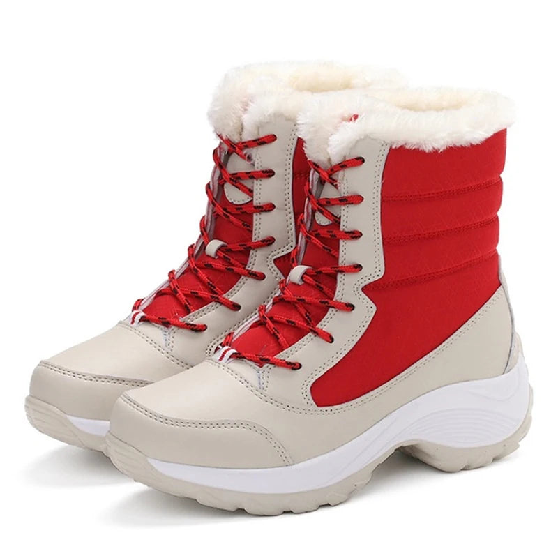 Snow Warm Boots Women Platform Non-slip