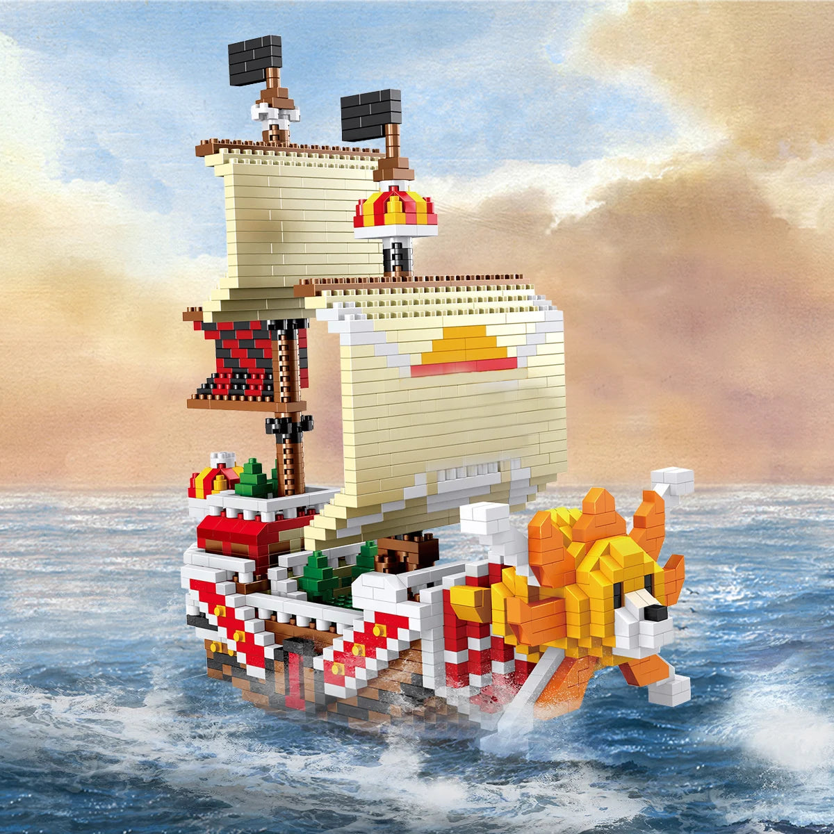 Ship Building Blocks Toy
