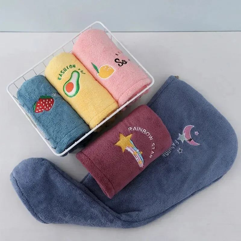 Soft Bathroom Head Towel - Dry Hair Towel