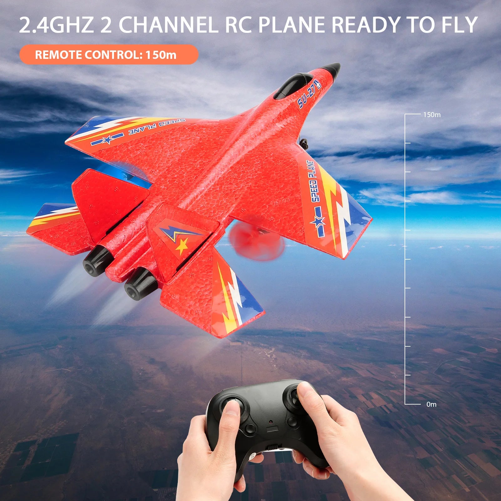 Remote Control Plane SU-27 Aircraft 2.4G Foam