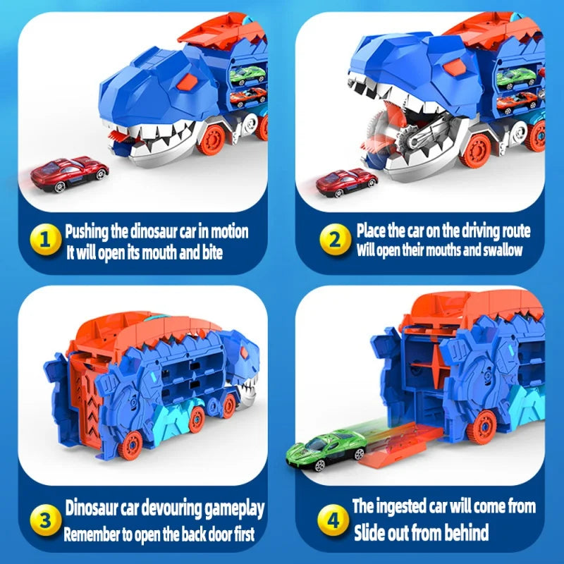 Folding Dinosaur Transporter Car