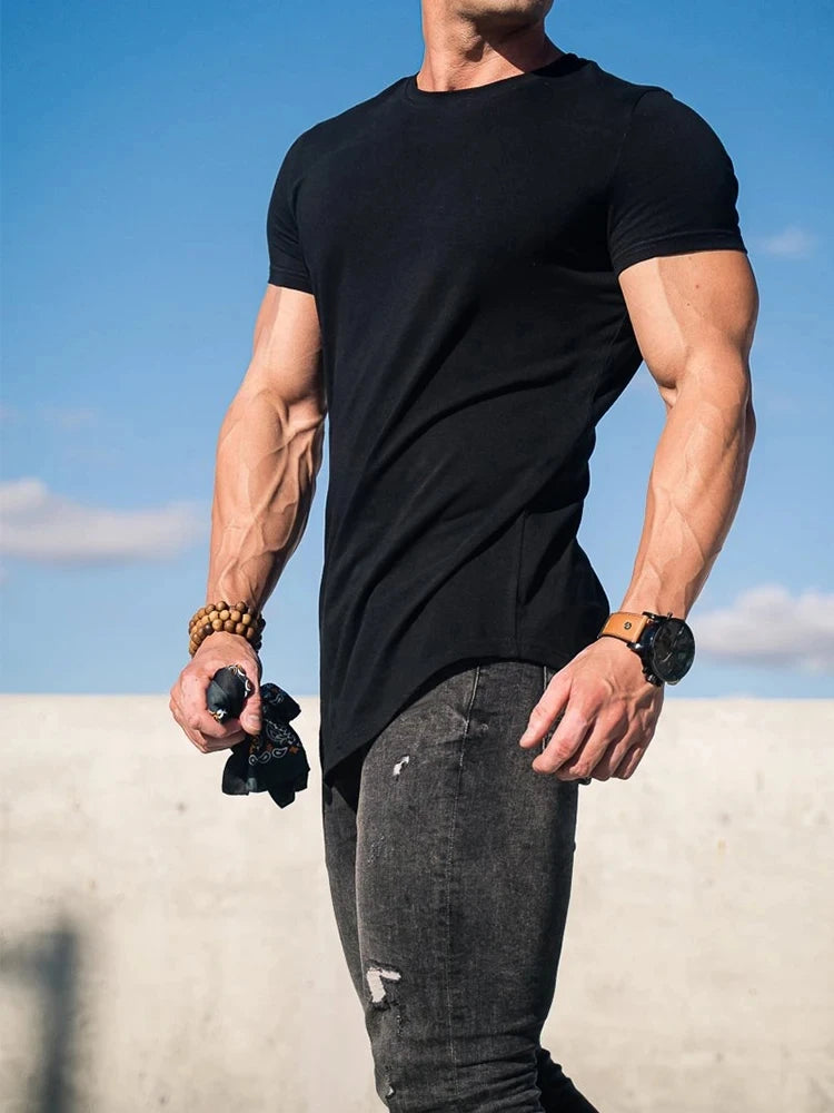 Fitness T-Shirt Men's Short Sleeve
