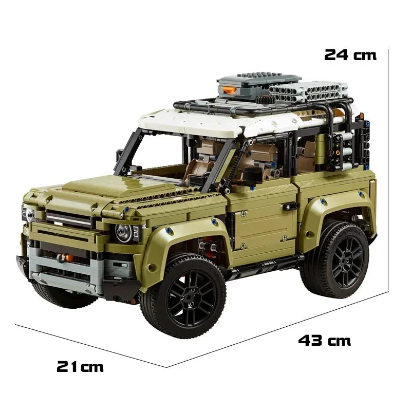 Land Off-Road Defender Car Building Blocks 2573 Pieces