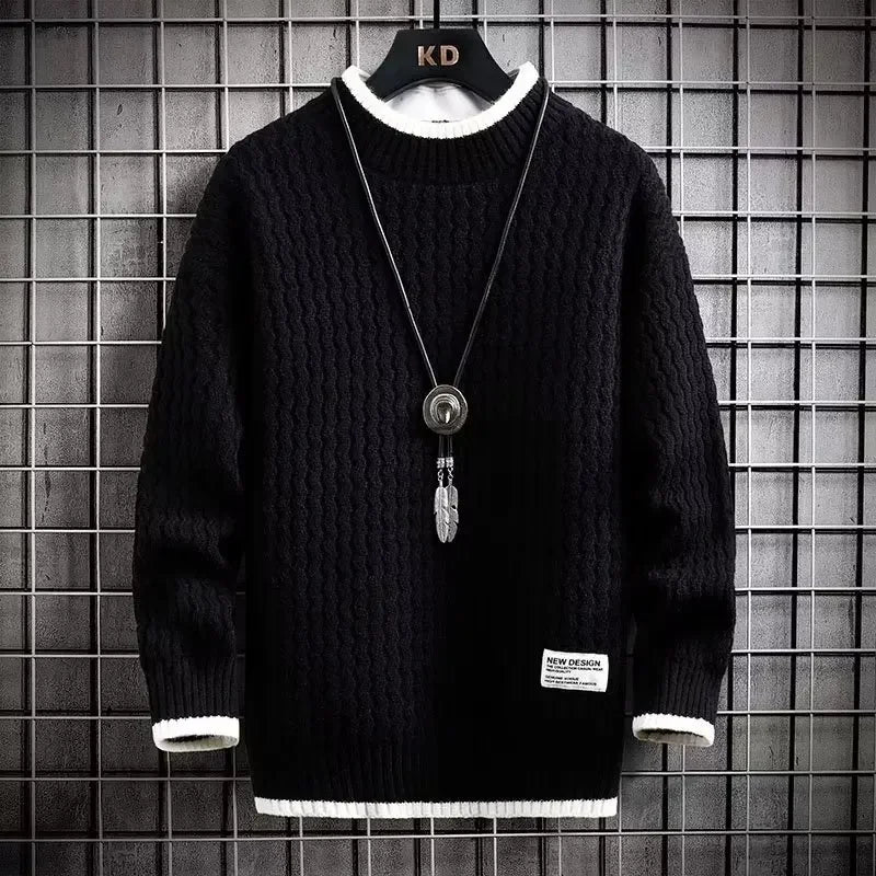 Fit Knitted Sweater Casual