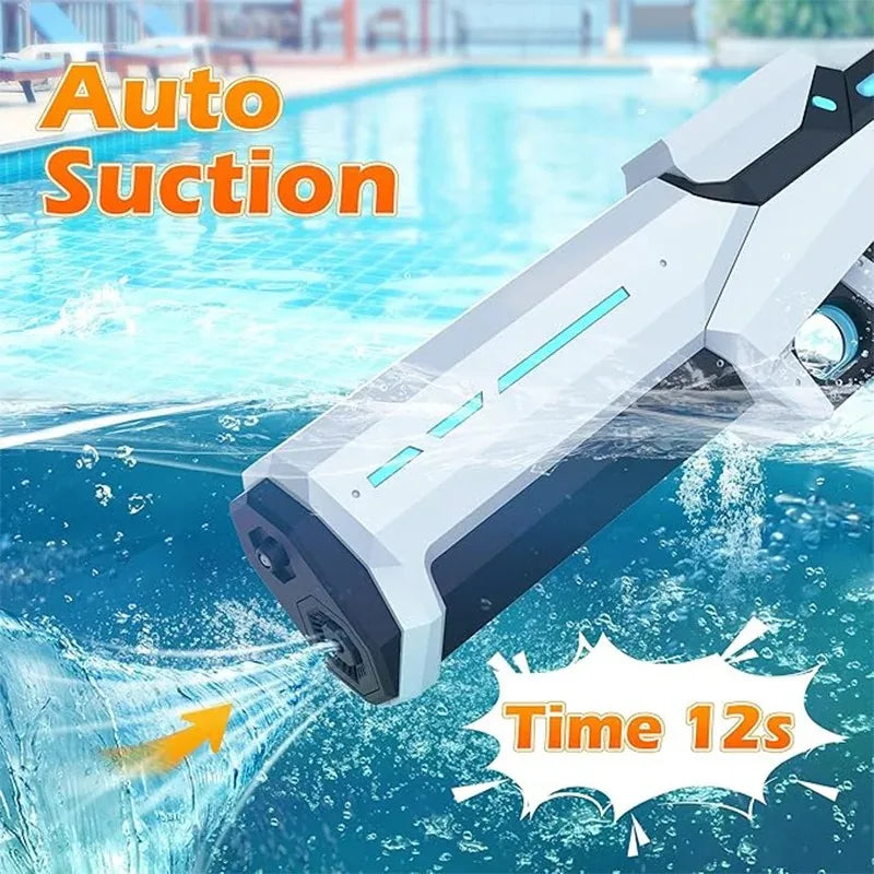 Electric Water Guns Powerful Squirt Automatic Water Suction Water Blasters