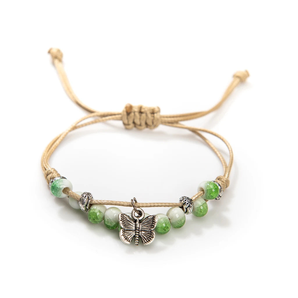 Handmade Butterfly Ice Adjustable Bracelet