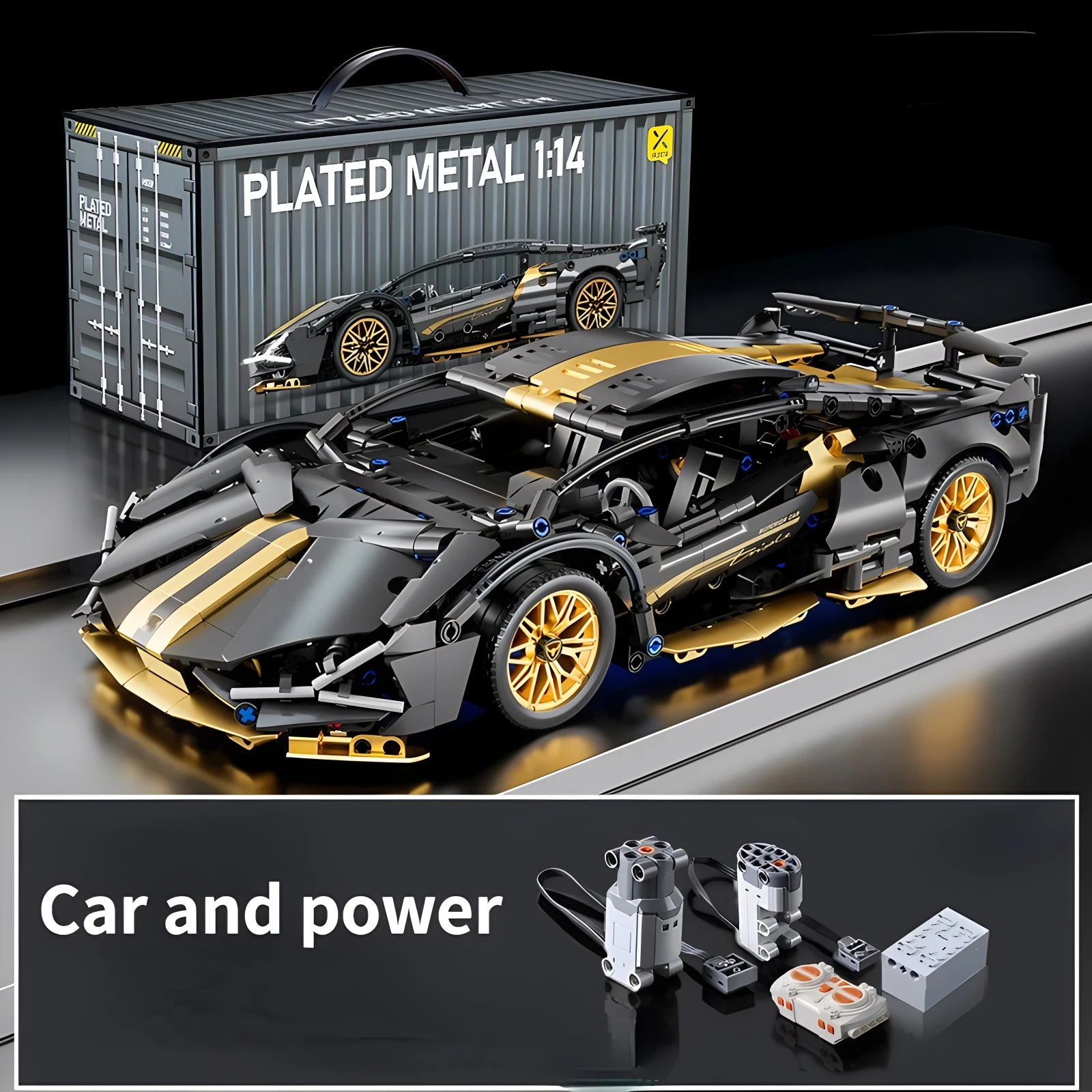 Technical Racing Sport Car Building Blocks 1280 Pieces