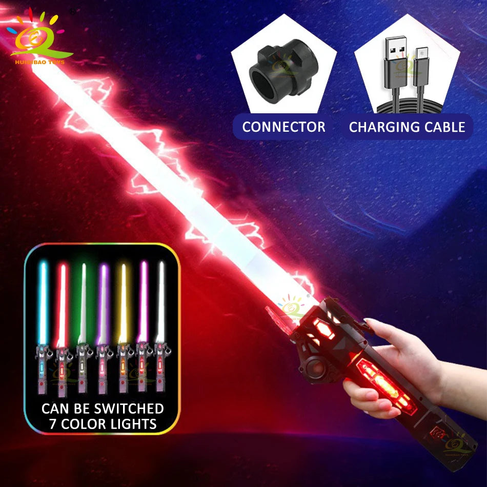 Retractable Lightsaber Flash Sword